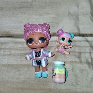L.O.L. Surprise! Glittery Pink and Teal Doll Set